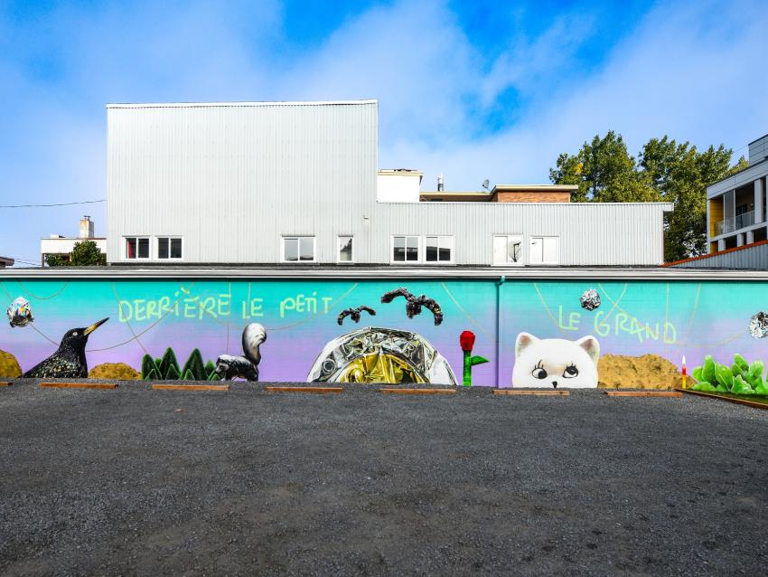 Murale Derrière le le petit le grand